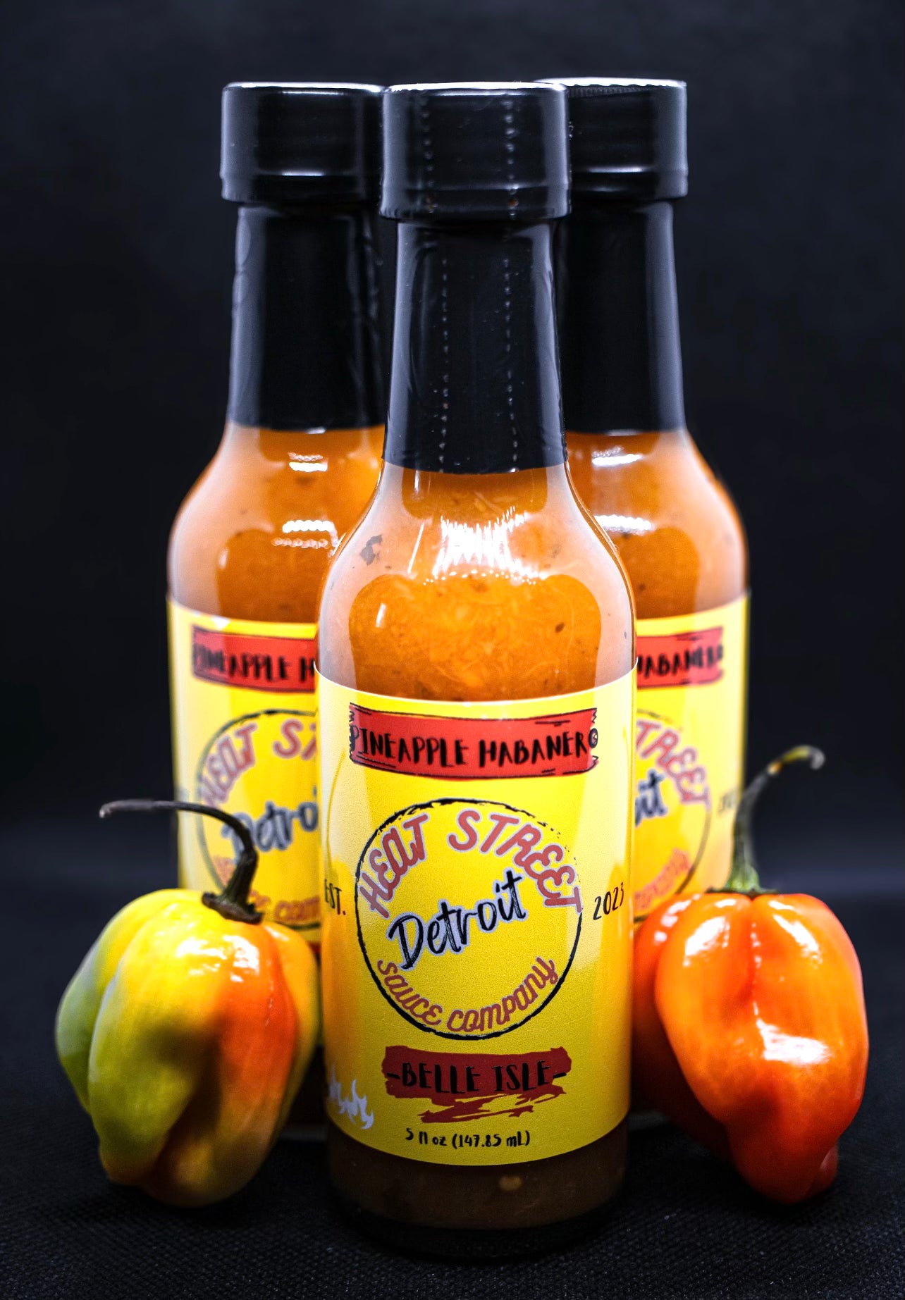 Belle Isle - Pineapple Habanero Sauce (3 pk)
