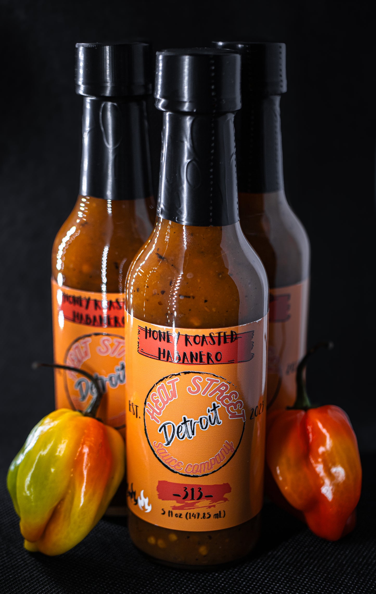 The 313 - Honey Roasted Habanero Sauce (3 pk)