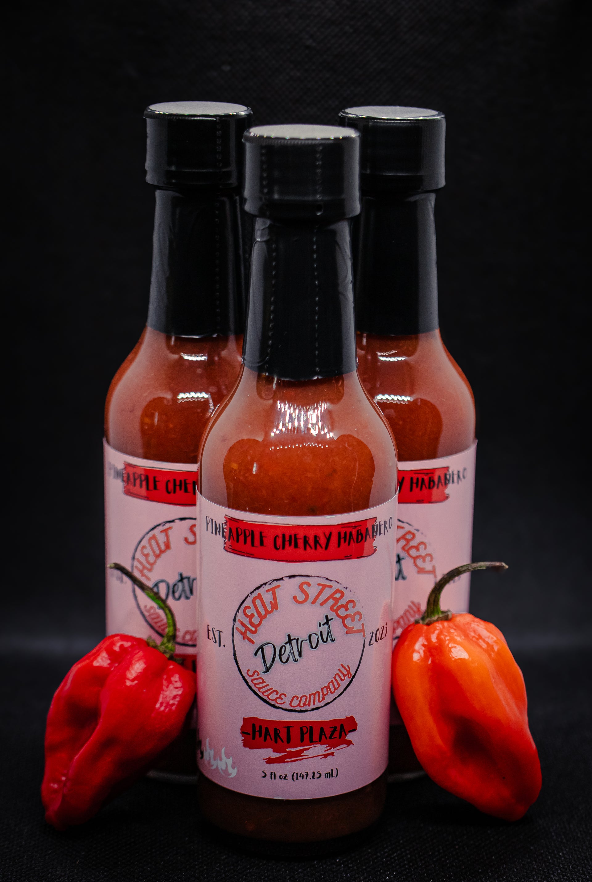 Hart Plaza - Pineapple Cherry Habanero Sauce (3 pk)