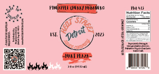 Hart Plaza - Pineapple Cherry Habanero Sauce